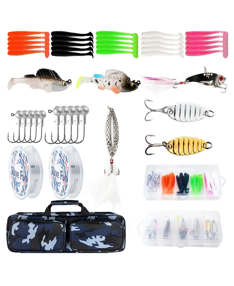 Aofar 6.89ft Telescopic Fishing Rod Collapsible Pole Kit Portable Travel Saltwater Freshwater
