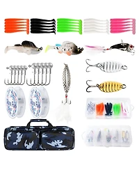 Aofar 6.89ft Telescopic Fishing Rod Collapsible Pole Kit Portable Travel Saltwater Freshwater