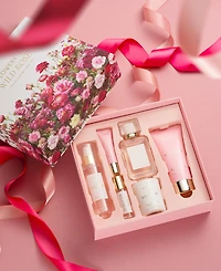 Lovery 8-Pices. Wild Rose Bath and Body Care Gift Set