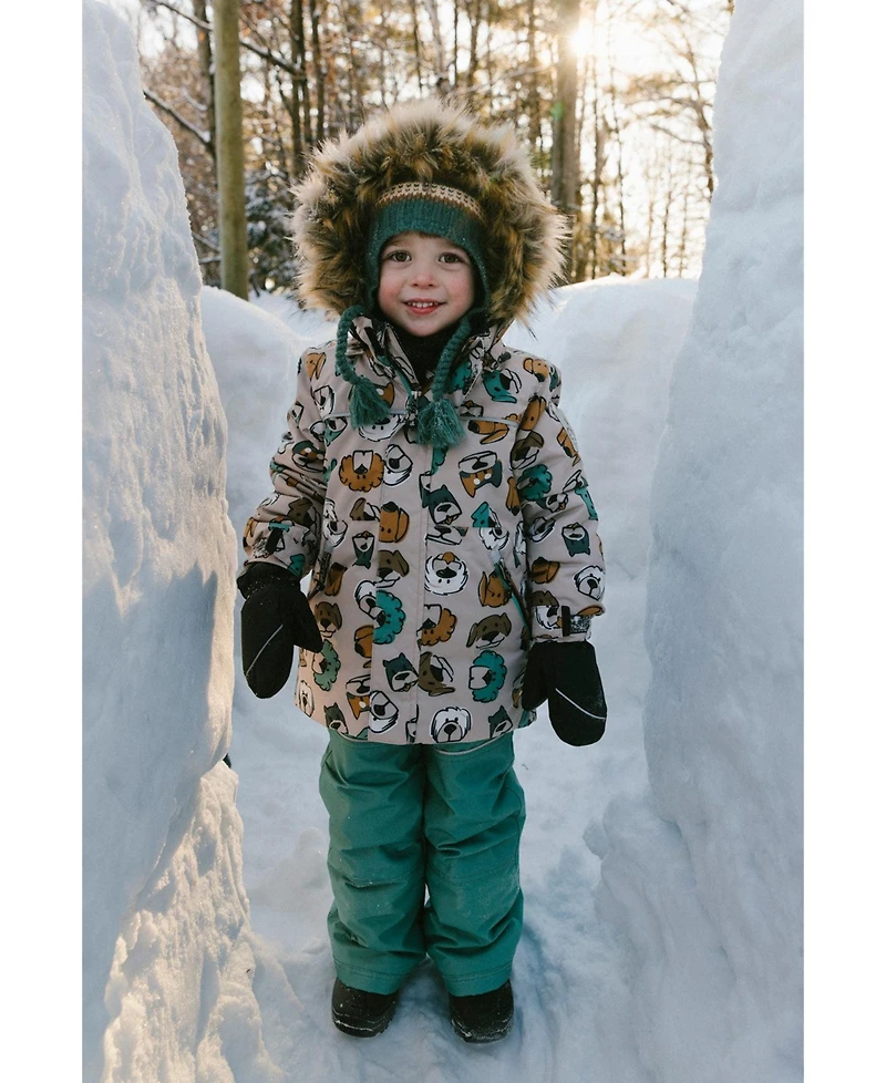 Deux par Deux Toddler Boys (2T - 5T) Two Piece Discover Snowsuit
