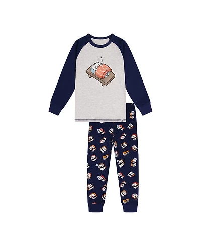 Deux par Little Boys (6-12) Cotton Two Piece Pajama Set