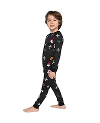 Deux par Little and Big Boy (6 - 12) Cotton Two-Piece Pajama Set