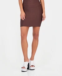 Guess Women's Alexis Bandage High-Waisted Mini Skirt