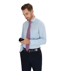 Club Room Men's Regular-Fit Solid Dress Shirt