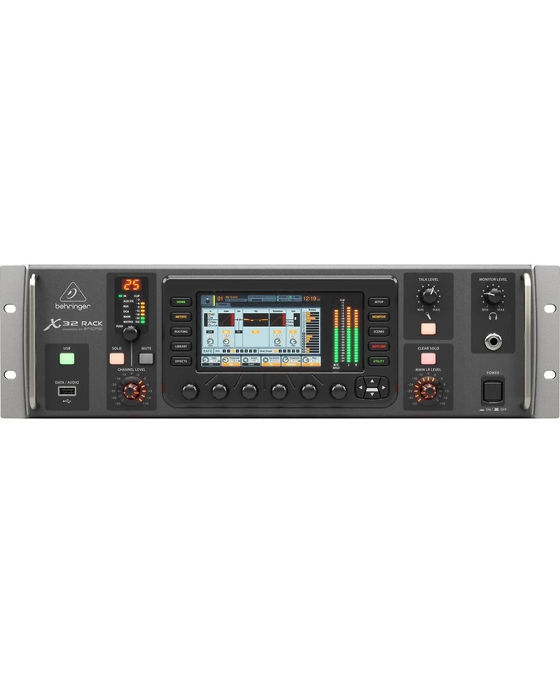 Behringer X32 Rack 40-Input 25-Bus Digital Rack Mixer with 16 Programmable Midas Preamps, Usb Audio Interface and iPad/iPhone Remote Control