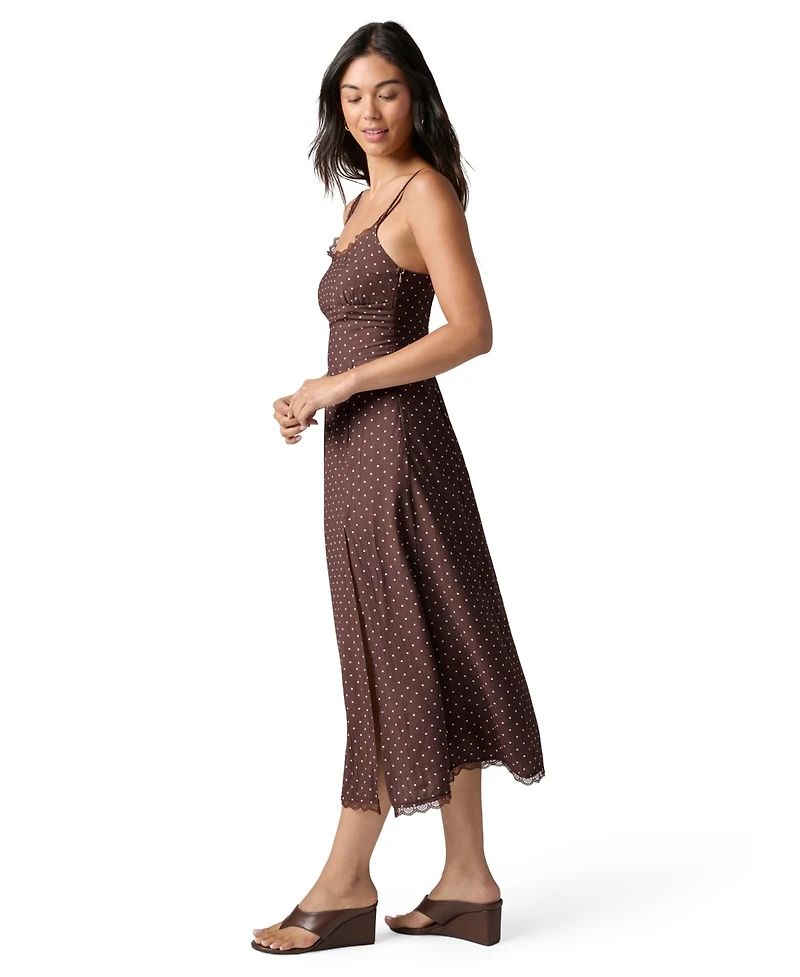 Florence By Mills Junior's Scoop Neck Midi Slip Dress