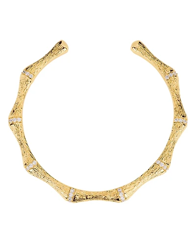 Macy's Gold-Plated Cubic Zirconia Cuff Bracelet