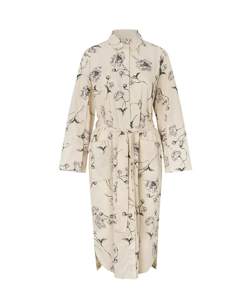 Masai Copenhagen Women's Manorellea Floral Belted Shirt Dress