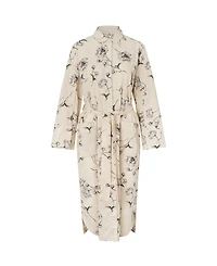 Masai Copenhagen Women's Manorellea Floral Belted Shirt Dress