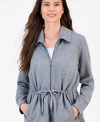 Style & Co Women's LuxLounge Fleece Zip Up Jacket, Macy's Exclusive