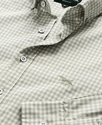 Rodd Gunn Men's Check Oxford Long Sleeve Slim Fit Shirt