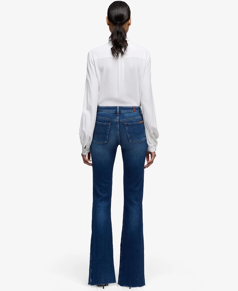 7 For All Mankind Women's The Leggy Mid-Rise Bootcut Jeans