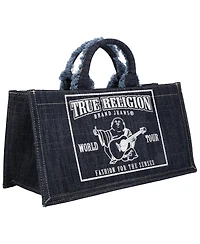 True Religion Multi-Strap Denim Shoulder Bag