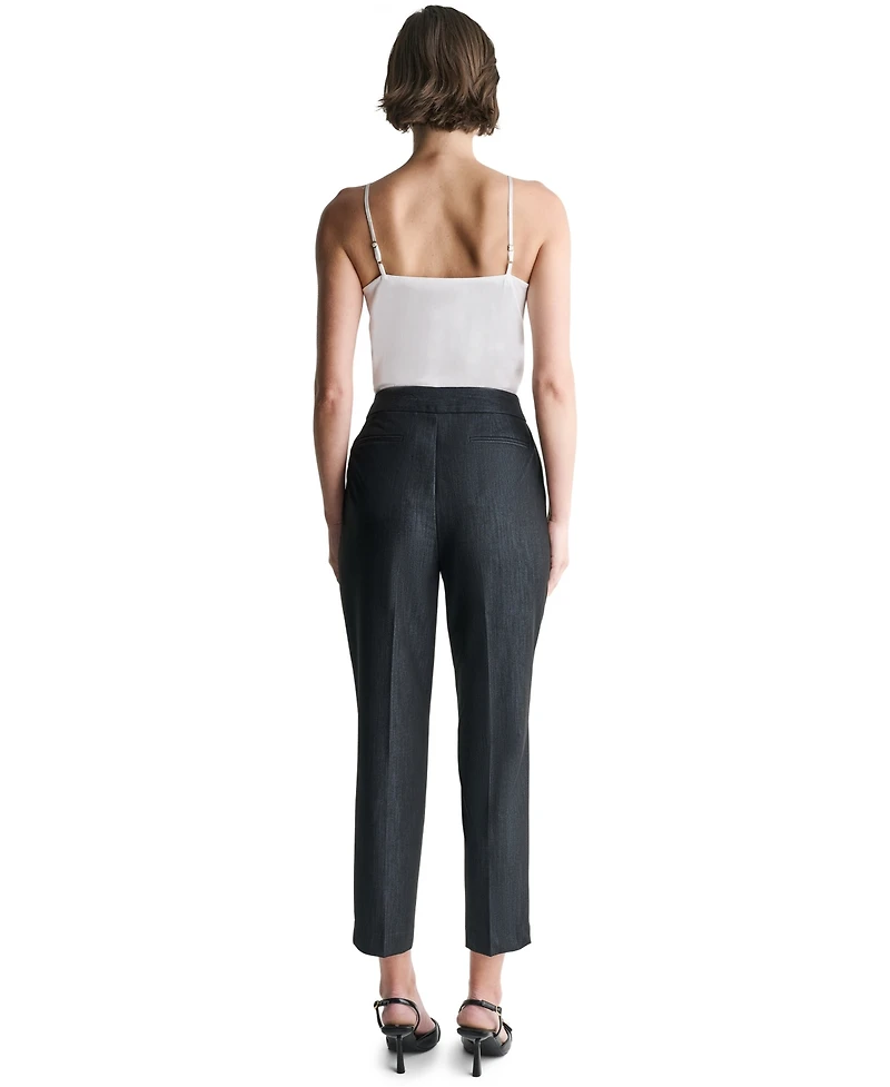 Bcbg Women's High-Rise Wide-Leg Full-Length Pants