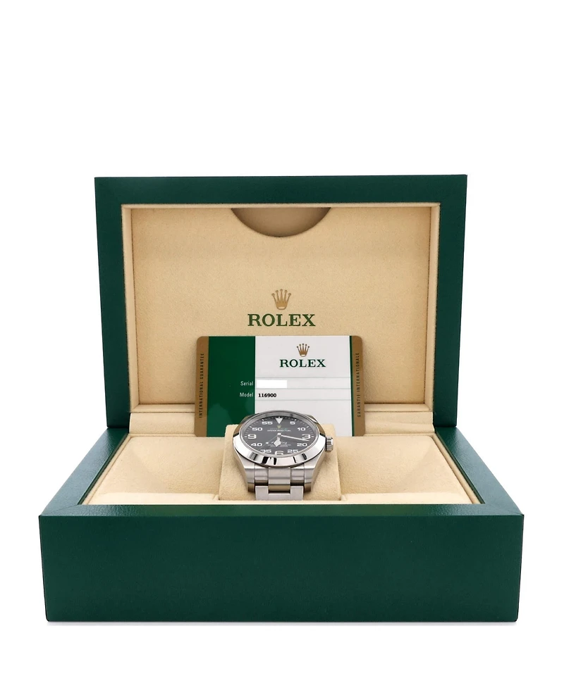 Pre-Owned Rolex Oyster Perpetual Air King Chronometer Automatic Watch in Stainless Steel 40mm