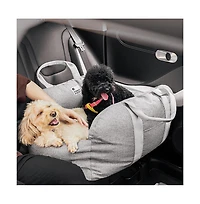 FunnyFuzzy First Class Dog Car 2-Seat Bed