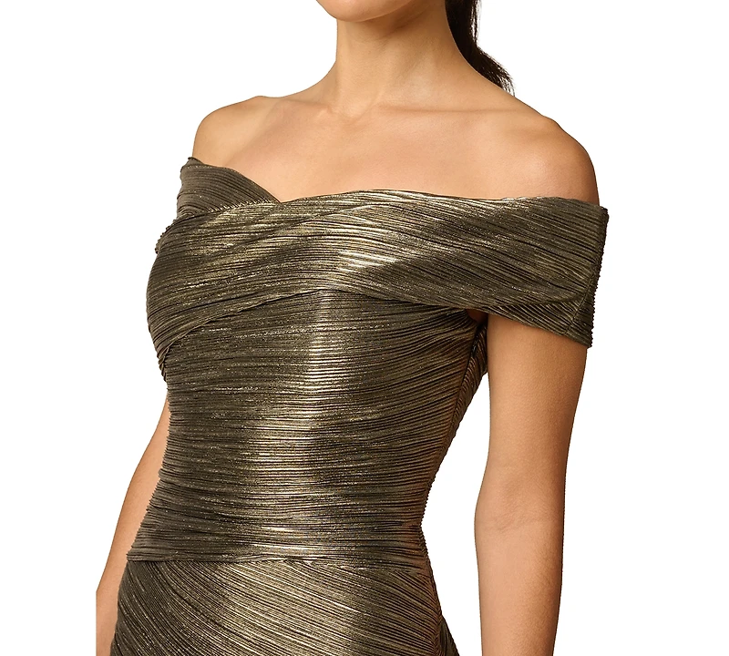 Adrianna Women's Off-the Shoulder Neck Dress