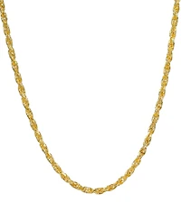 Macy's Solid Rope Chain 18" Necklace in 10k Yellow Gold