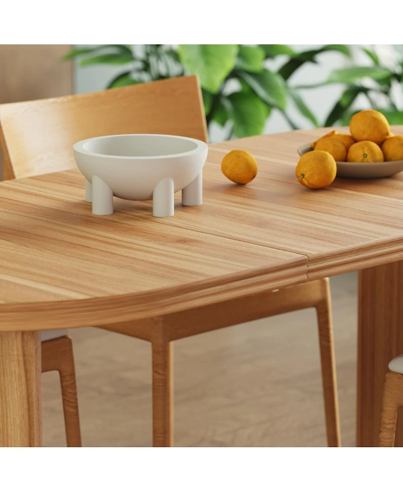 Streamdale Furniture Extendable Walnut Dining Table