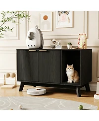 homfan Cat Litter Box Enclosure End Table