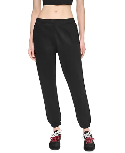 Dkny Sport Women's Stacked Puff Outline Animal Jogger Straight Pants