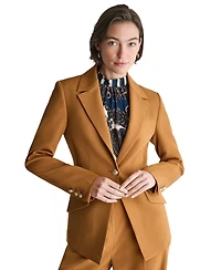 Bcbg Women's Notch-Collar One-Button Stretch Blazer