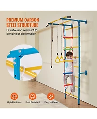 Vevor Wall Gym for Kids 5 in 1 Steel Indoor Kids Gym for Exercise Climbing Toys