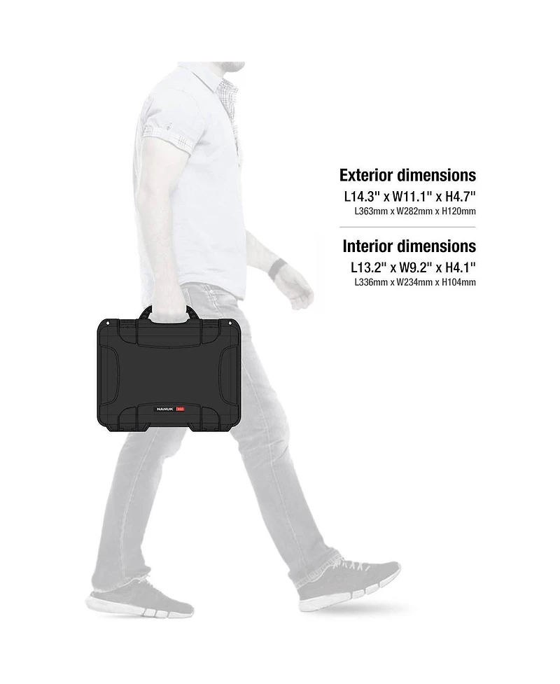 Nanuk 910 Waterproof Impact-Resistant Case for Rode Newsshooter Wireless