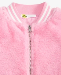 Epic Threads Girls' Xs-xl Faux-Fur Varsity Bomber Jacket, Macy's Exclusive