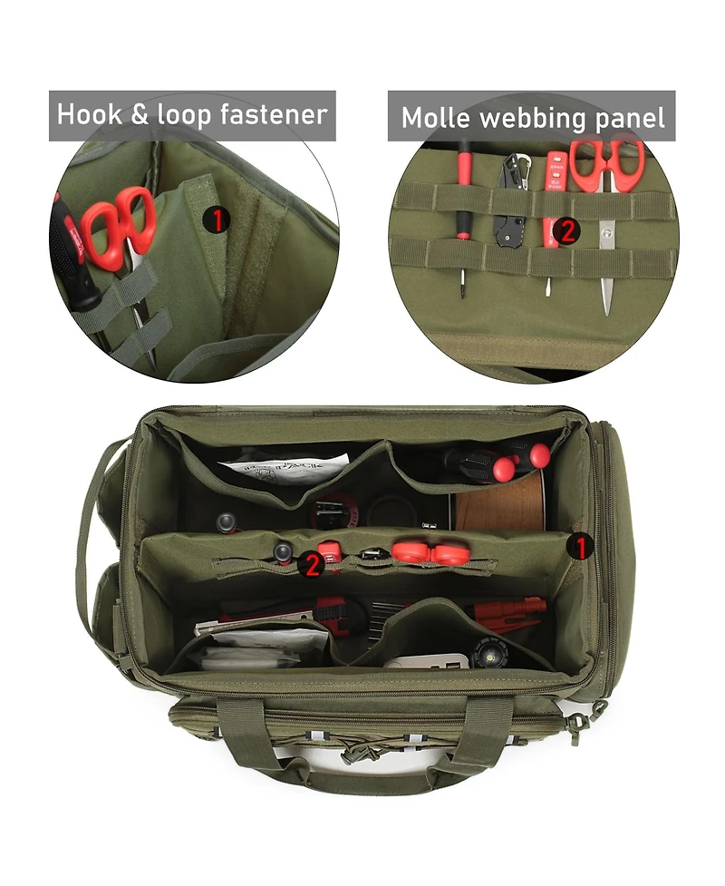 Xdovet Tool Bag Organizer Shoulder Work Tote Repairman Carpenters Handymen