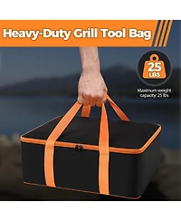 Xdovet Grill Tool Storage Bag Heavy-Duty 1680D Compatible