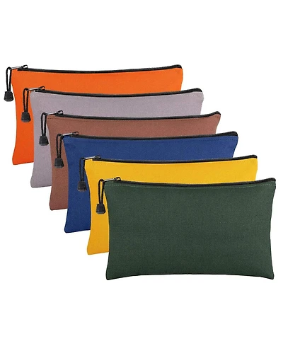 Xdovet Canvas Tool Bags Pouches Zipper Set