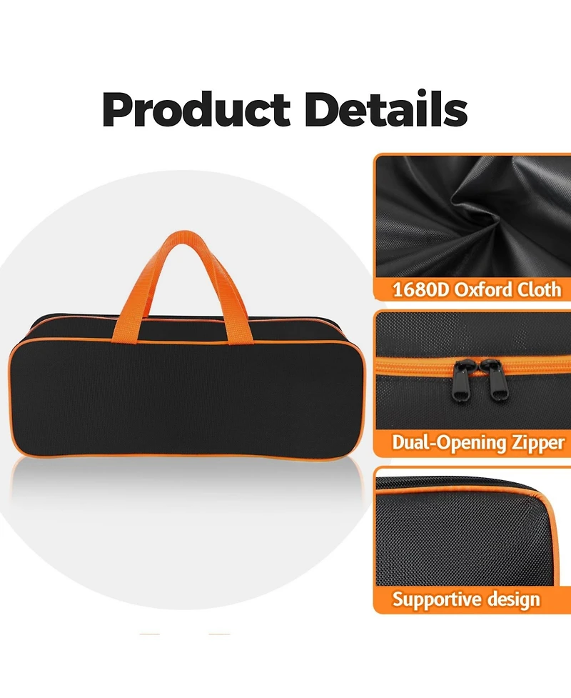 Xdovet Bbq tool storage bag heavy-duty 1680D material