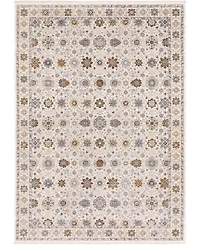 Oriental Weavers Maharaja 71W Ivory and Gold 7'10" x 10'10" Area Rug