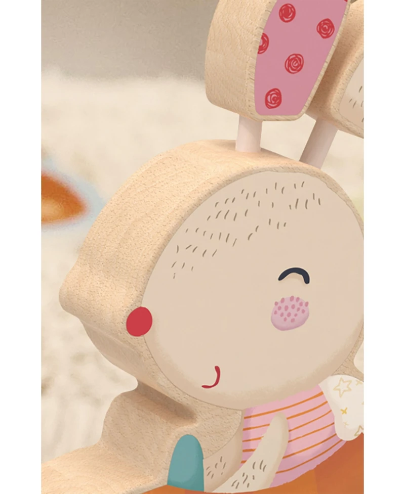 Bababoo and friends Pippa Bunny Push and Pull Toy