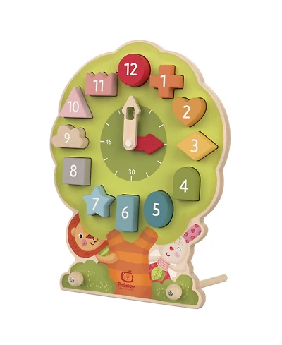 Bababoo and friends Wonder Tree Shape Sorting Clock