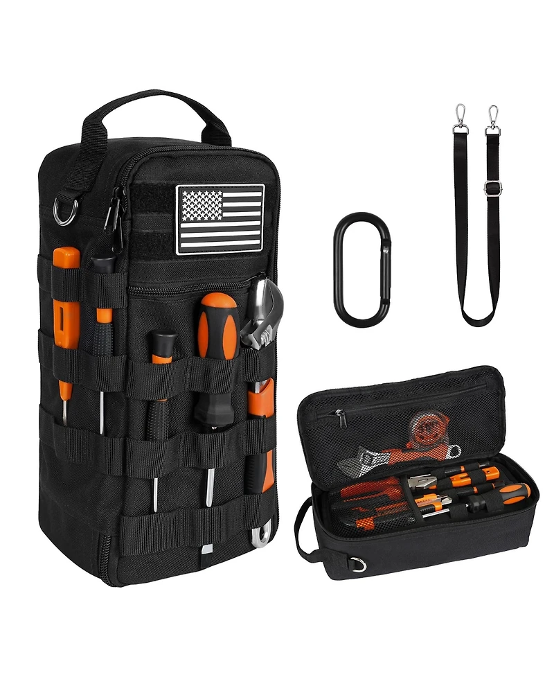 Xdovet Tool Bag Heavy Duty Organizer Shoulder Pouch Electricians Carpenters Hvac