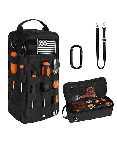 Xdovet Tool Bag Heavy Duty Organizer Shoulder Pouch Electricians Carpenters Hvac