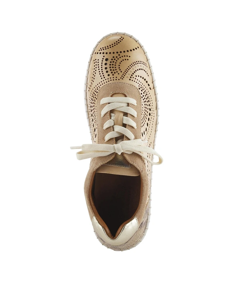 Spring Step Women's Jumilla Lace-Up with Stitch-to-Sole Construction