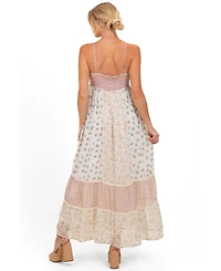 Pinkblush Maternity V-Neck Floral Maxi Dress