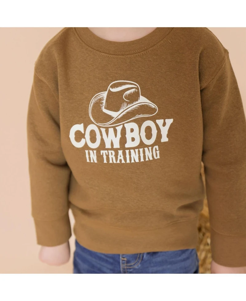 Sweet Wink Toddler Boys (2T - 4T) Cowboy Training Western Sweatshirt