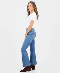 Style & Co Petite High-Rise Flared-Leg Jeans, Macy's Exclusive