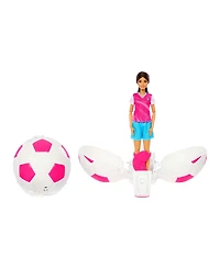 Barbie Roll & Reveal Soccer Player 10.63" Fashion Doll with 8 Surprises, Ages 5+