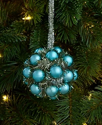 Holiday Lane Merry Magic Mini-Ball Tinsel Ball Ornament, Macy's Exclusive