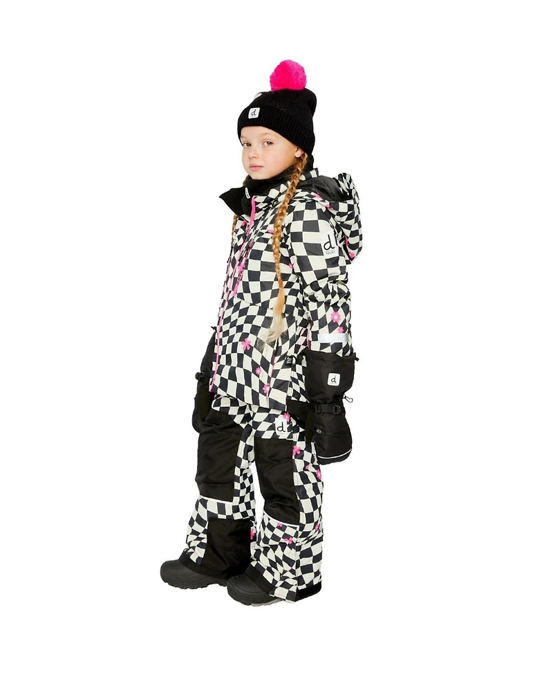 Deux par Toddler Girls (4T-5T) Two Piece Teknik Snowsuit