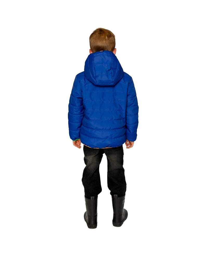 Deux par Deux Toddler Boy (2T - 5T) Quilted Mid-Season Jacket