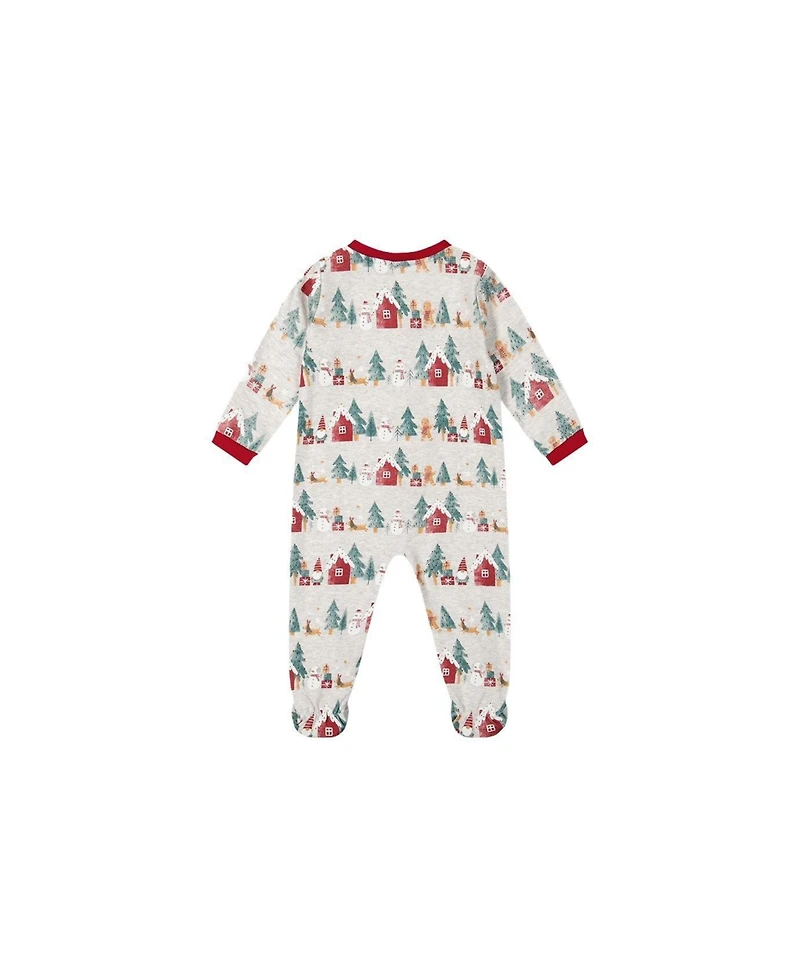 Deux par Baby Unisex (3M - 24M) Cotton One Piece Christmas Pajama