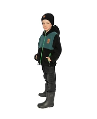 Deux par Deux Little and Big Boy 6 -14 Reversible Mid-Season Jacket