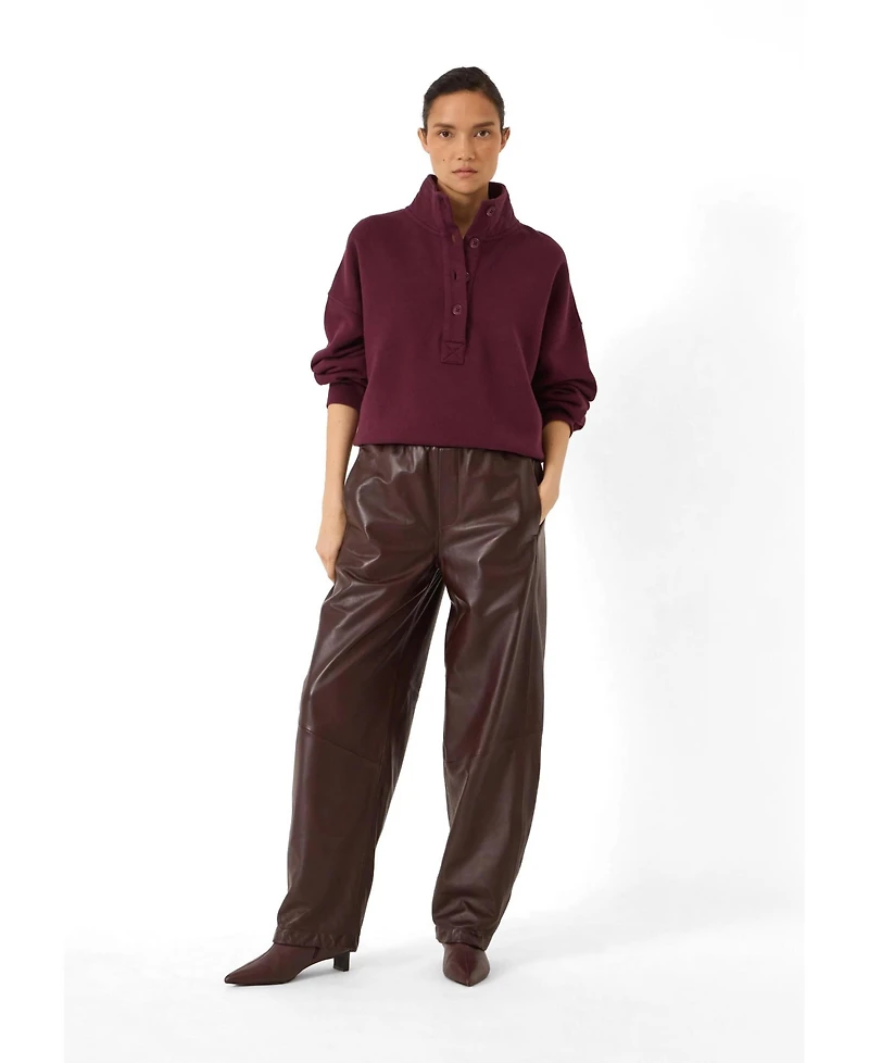 Hush Women's Hendrix Half Placket Sweatshirt