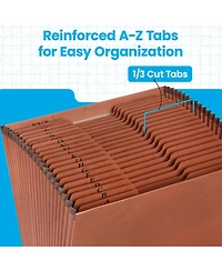 Danrong Pendaflex Heavy Duty Expanding File Organizer 21 Pocket A Z Tabs Letter Size Open Top
